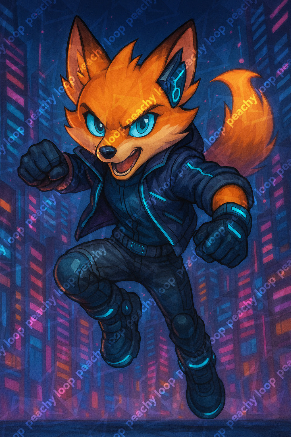 Zyn Fox (Cyberpunk Action Edition)
