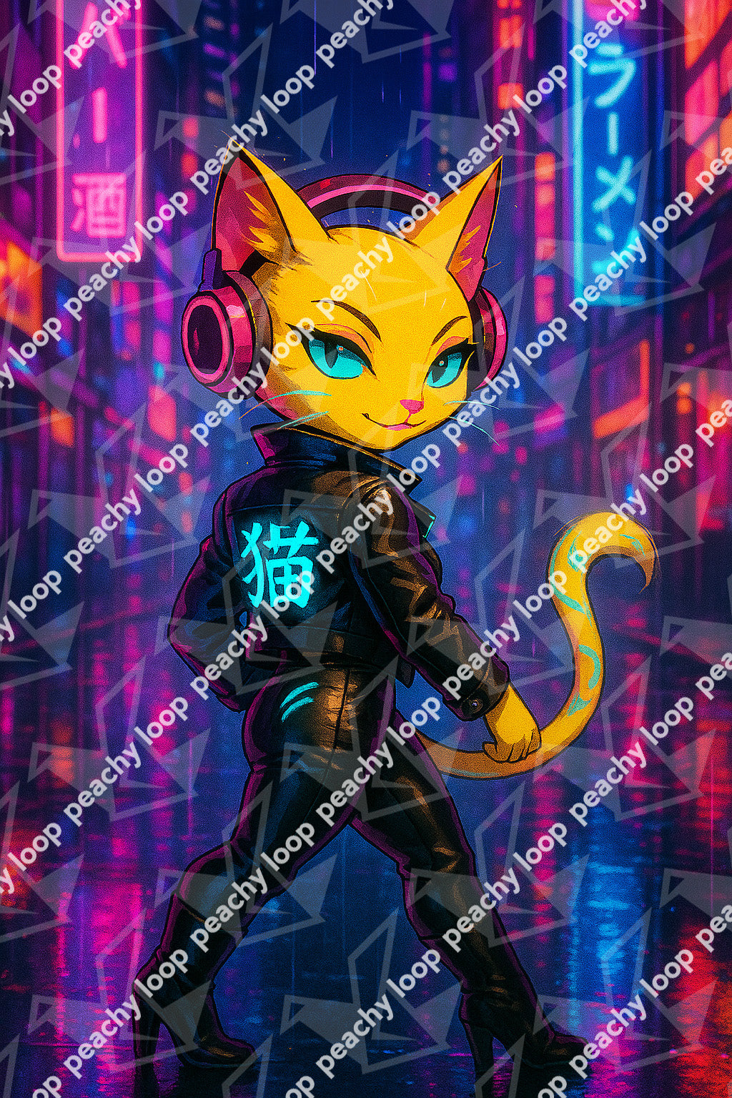 Cyberpunk Neon Nya